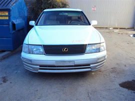 1996 LEXUS LS400, 4.0L AUTO SDN, COLOR WHITE, STK Z14831